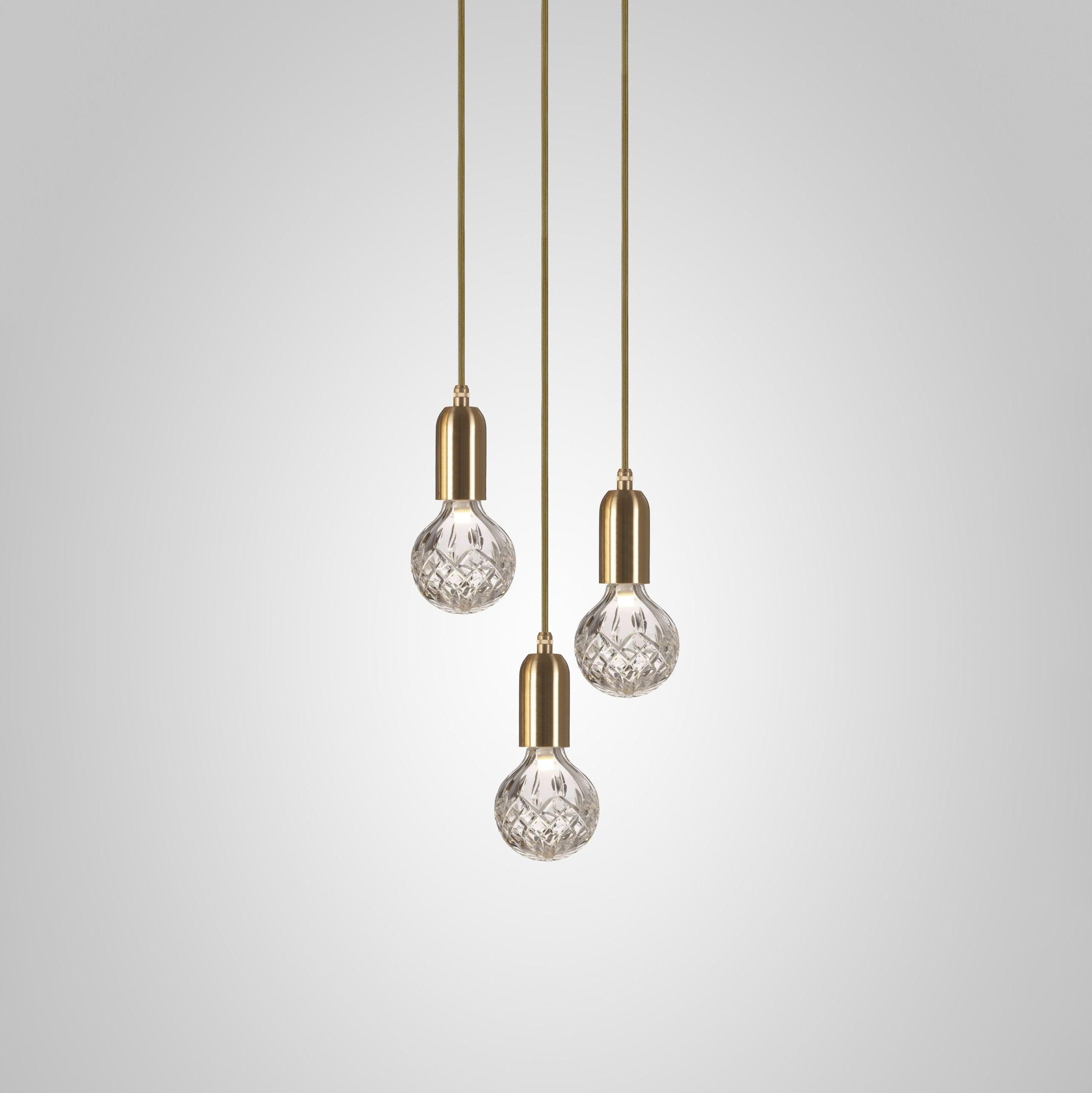 Vireo Lampe Suspendue Ampoule en Cristal