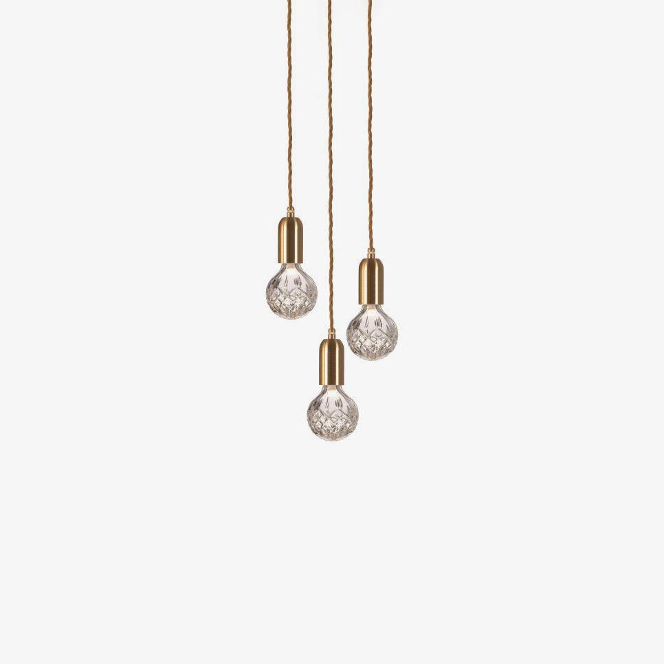 Vireo Lampe Suspendue Ampoule en Cristal