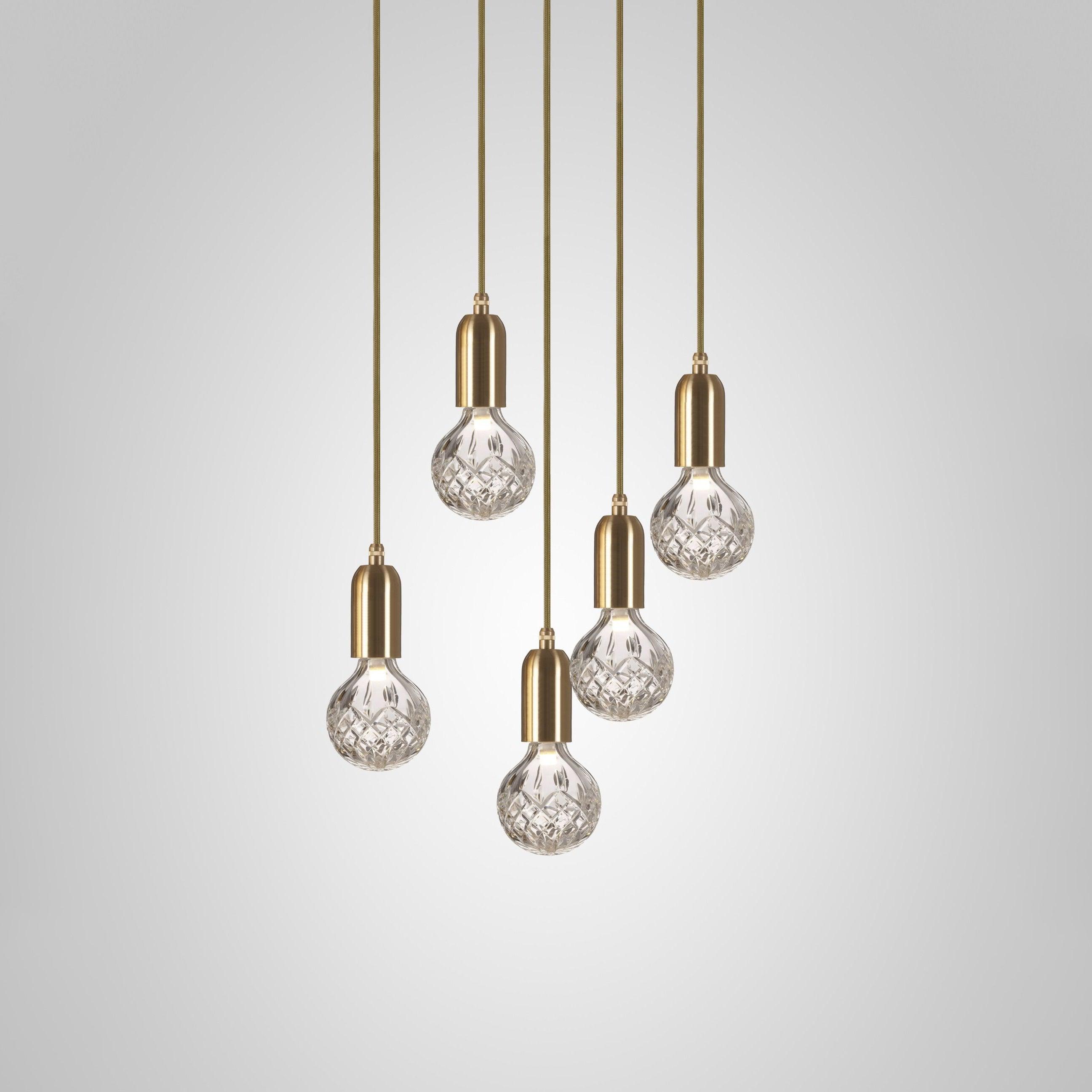 Vireo Lampe Suspendue Ampoule en Cristal