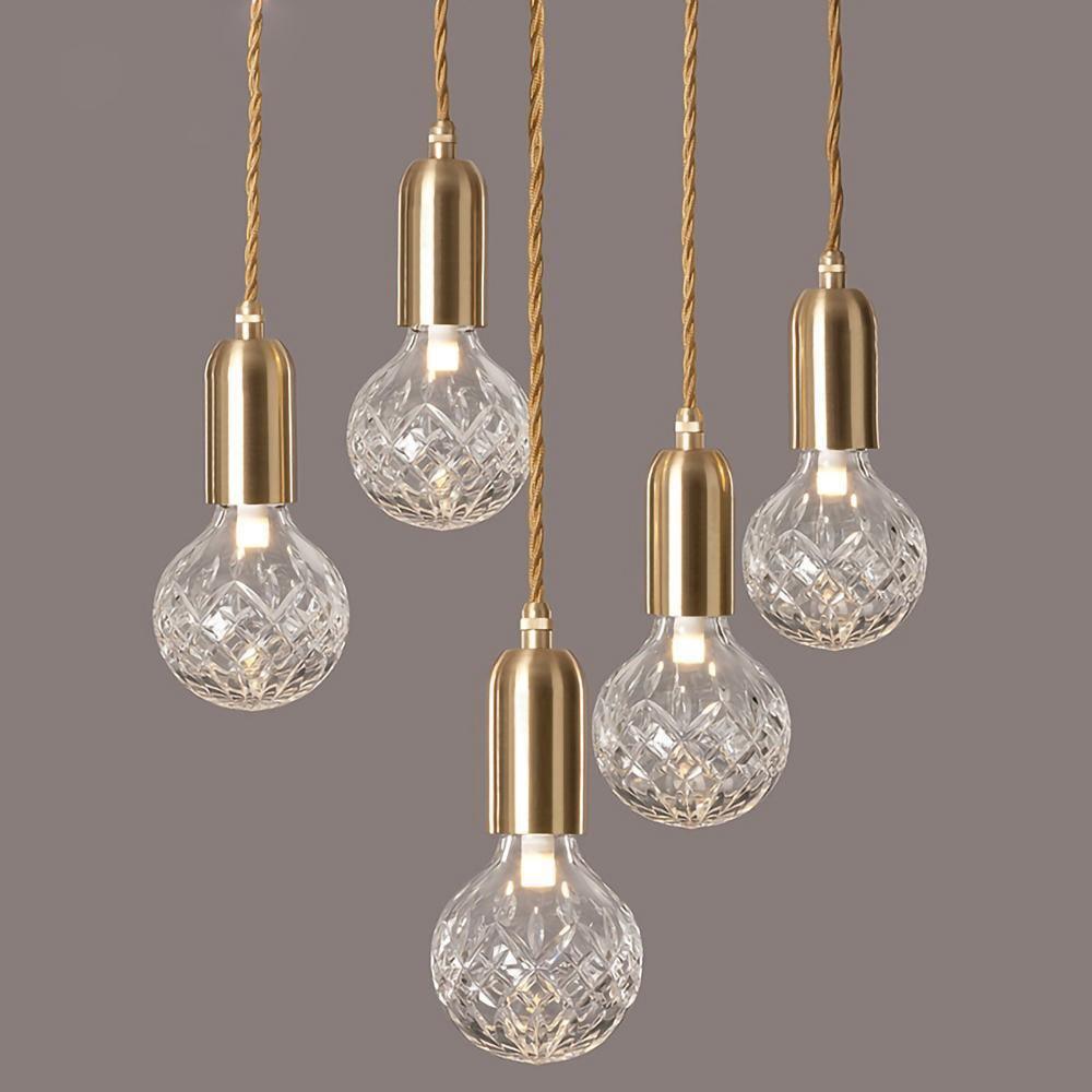 Vireo Lampe Suspendue Ampoule en Cristal