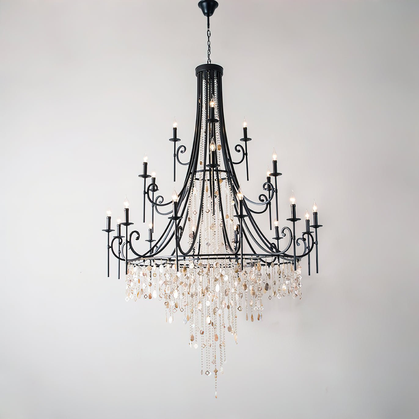Errina Lustre Postmoderne Luxe Coquille Cristal