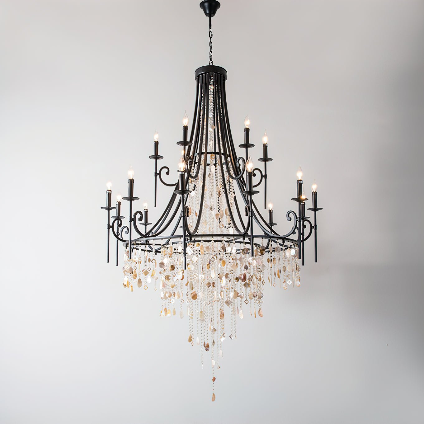 Errina Lustre Postmoderne Luxe Coquille Cristal