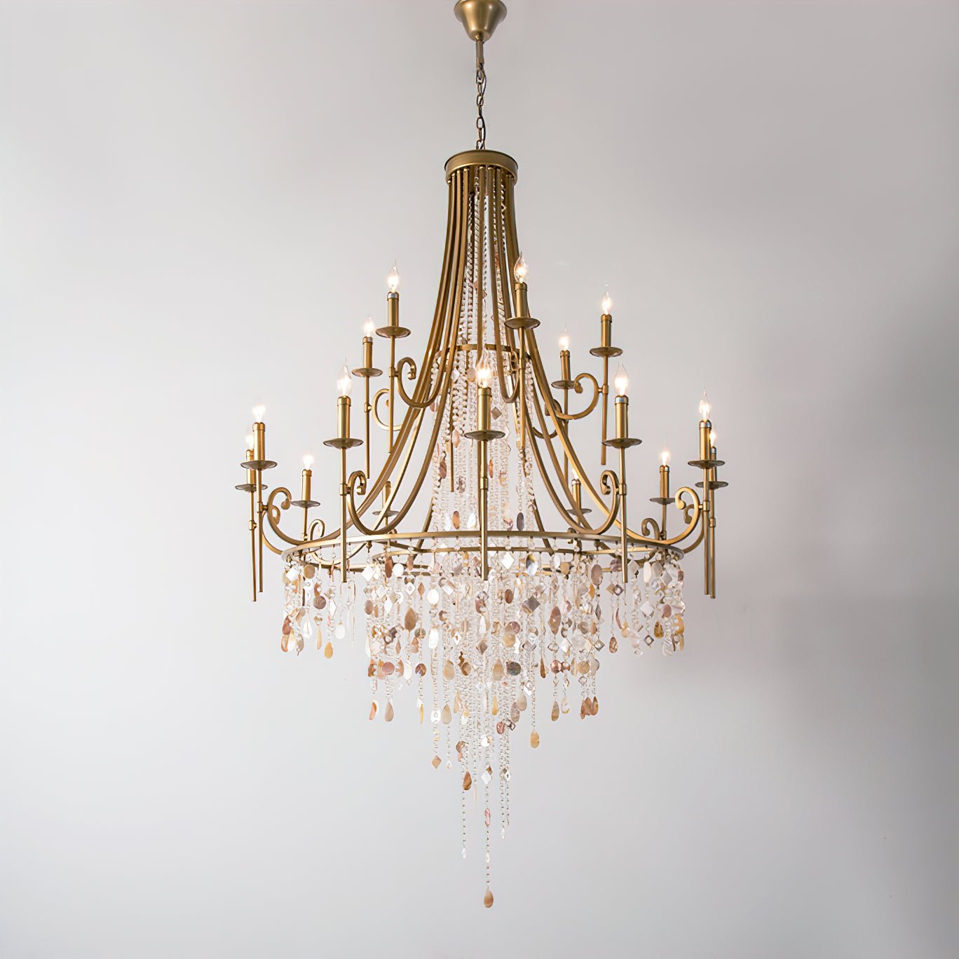 Errina Lustre Postmoderne Luxe Coquille Cristal