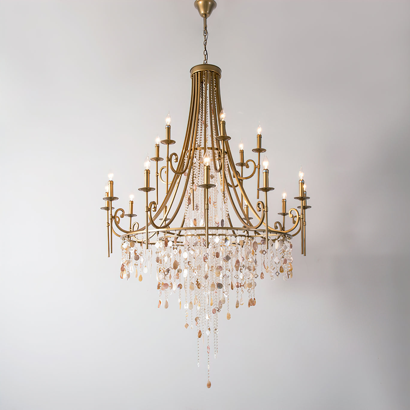 Errina Lustre Postmoderne Luxe Coquille Cristal