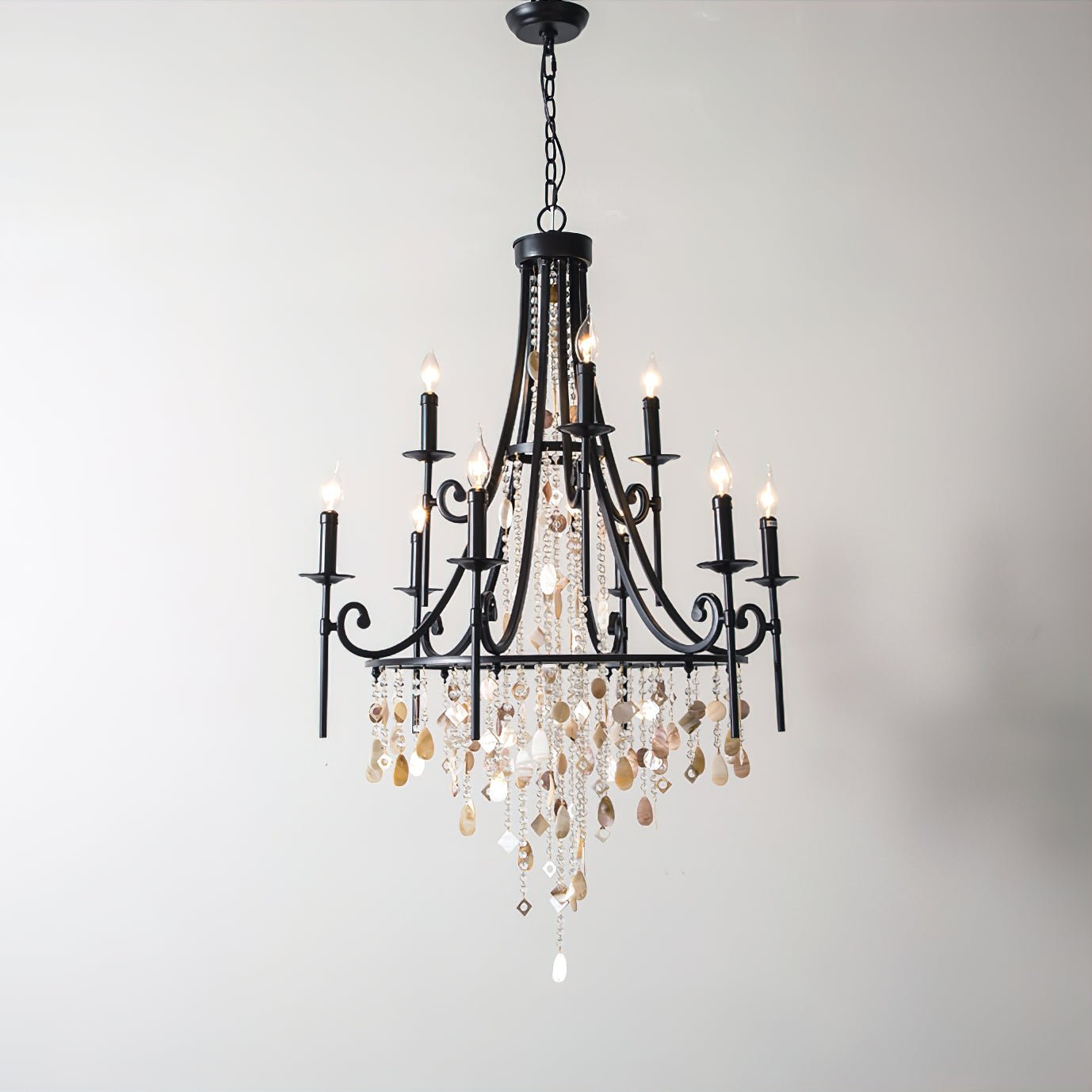 Errina Lustre Postmoderne Luxe Coquille Cristal