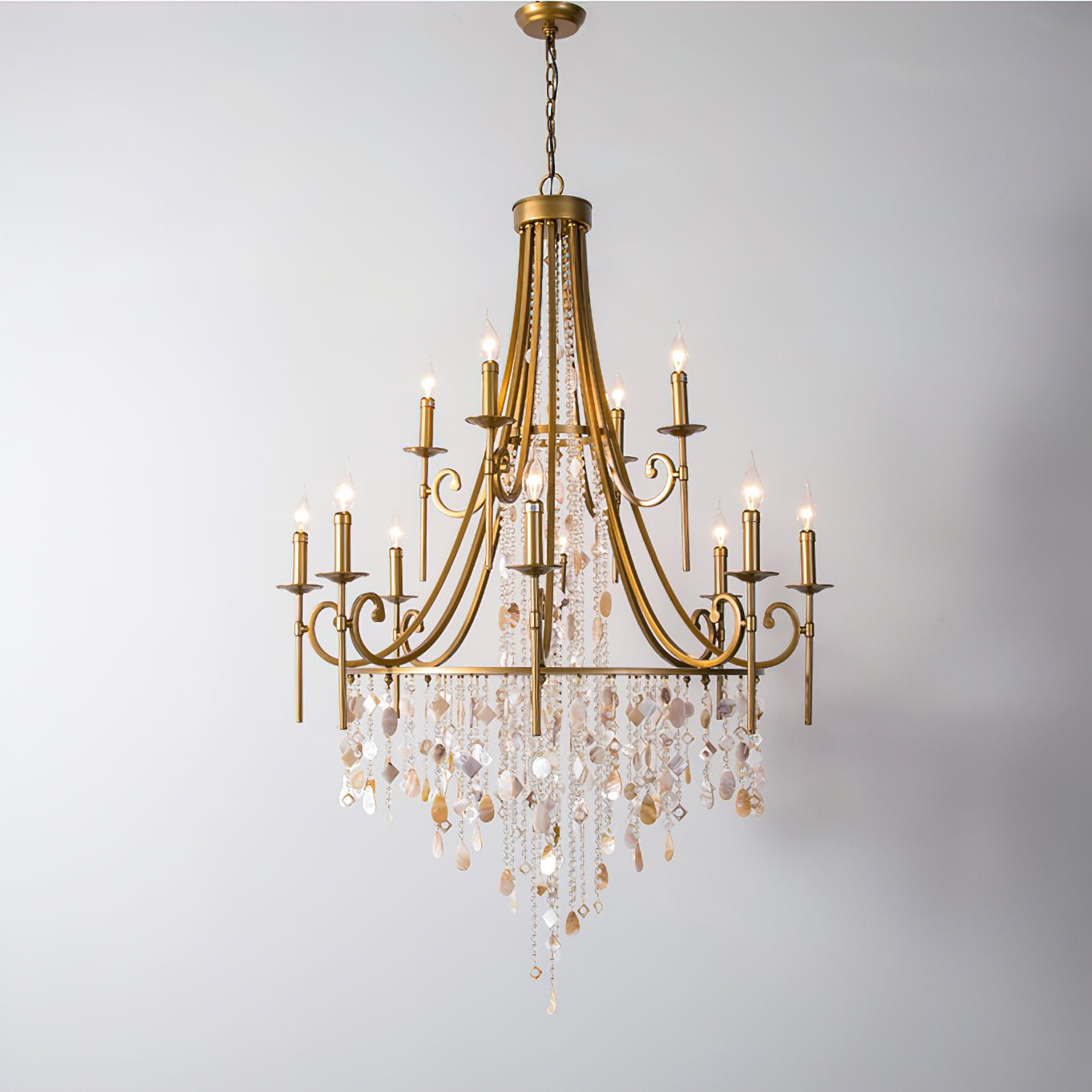 Errina Lustre Postmoderne Luxe Coquille Cristal