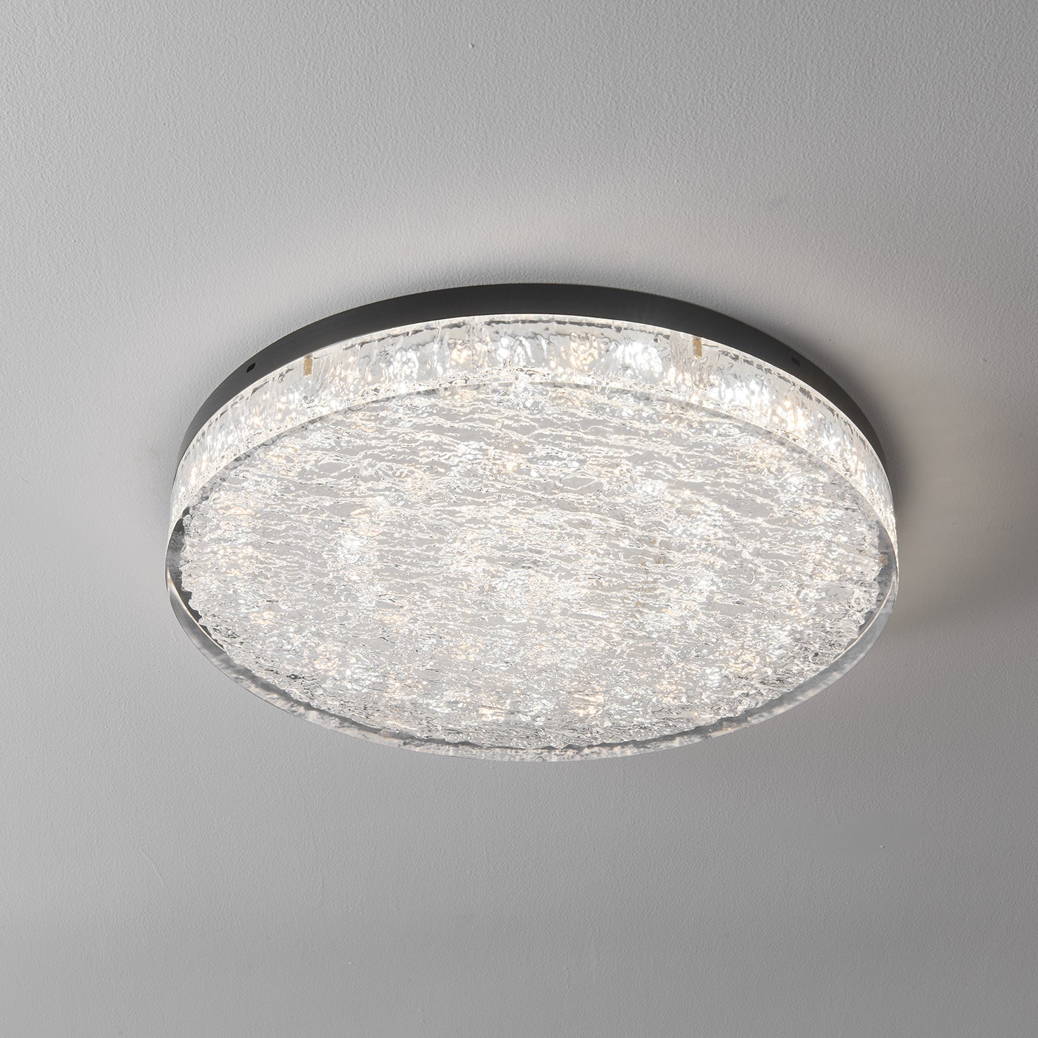 Zemara Plafonnier en Résine Cristal Luxe