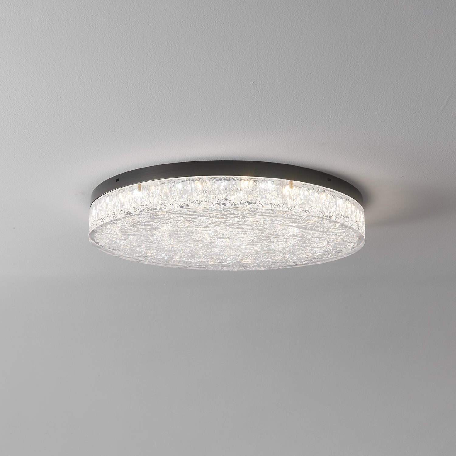 Zemara Plafonnier en Résine Cristal Luxe