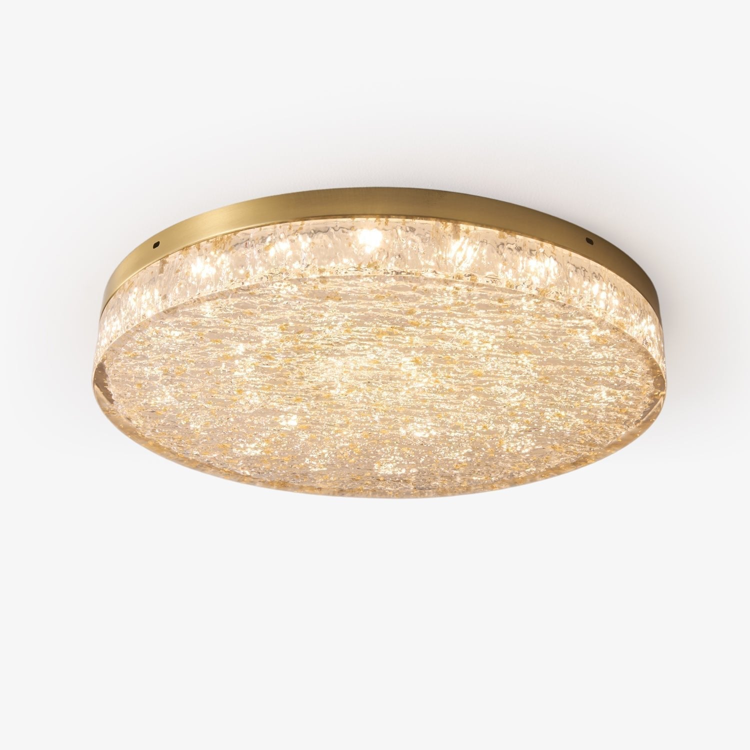 Zemara Plafonnier en Résine Cristal Luxe