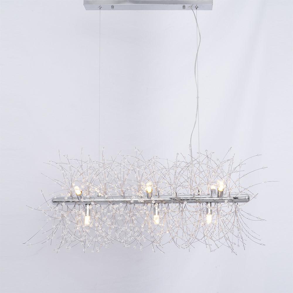 Lustra Lustre Cristal Pissenlit avec Cristaux