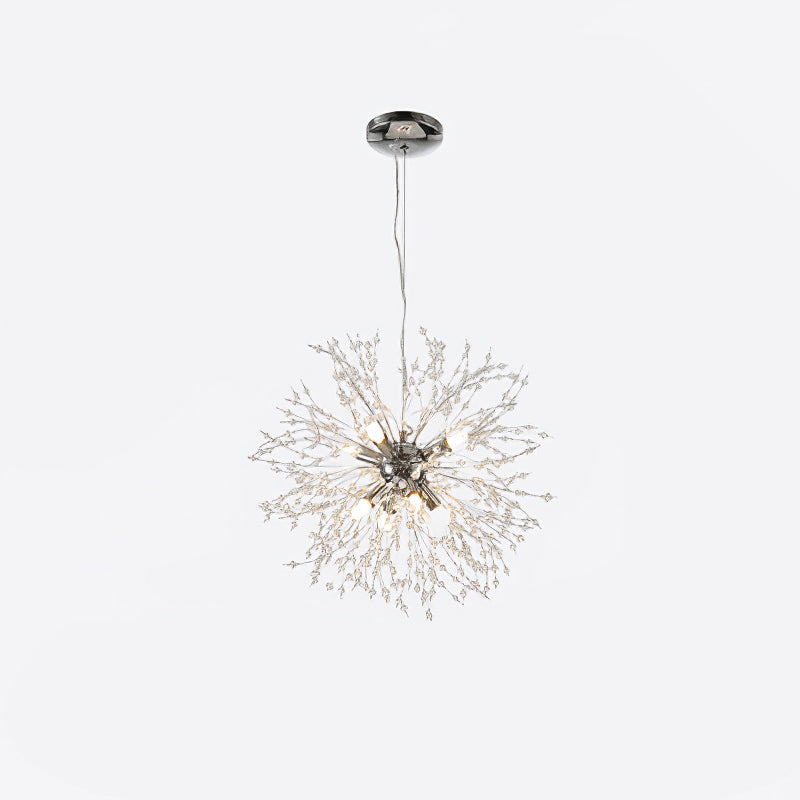 Lustra Lustre Cristal Pissenlit avec Cristaux