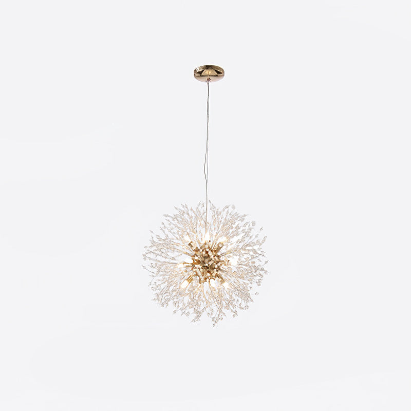 Lustra Lustre Cristal Pissenlit avec Cristaux