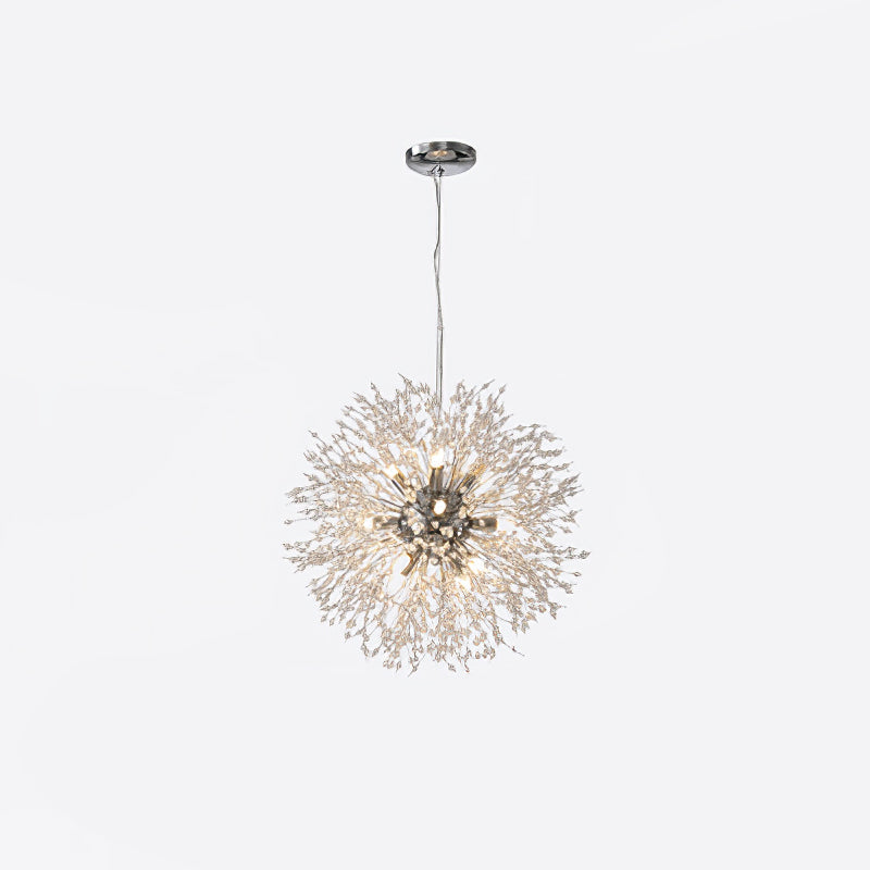 Lustra Lustre Cristal Pissenlit avec Cristaux