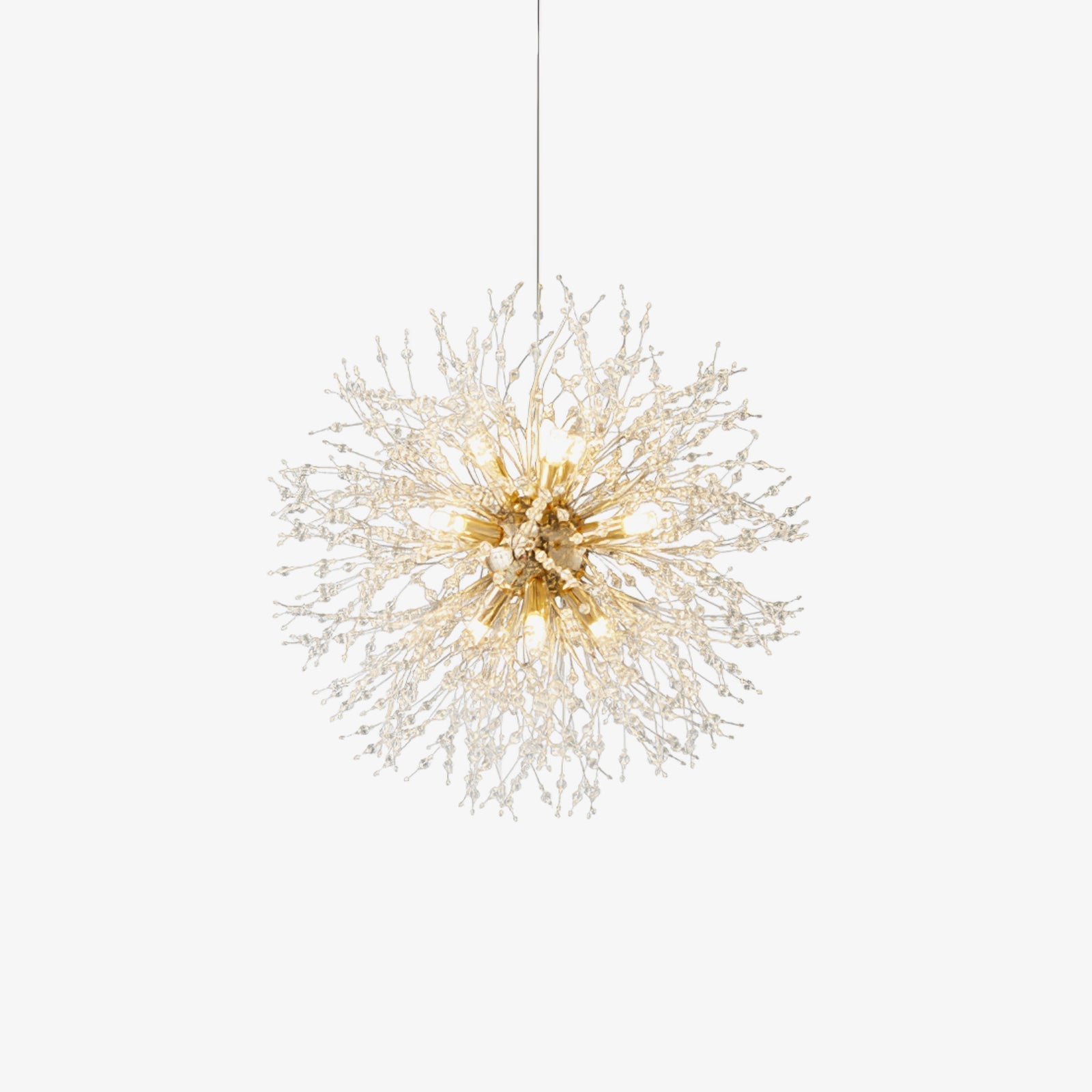 Lustra Lustre Cristal Pissenlit avec Cristaux