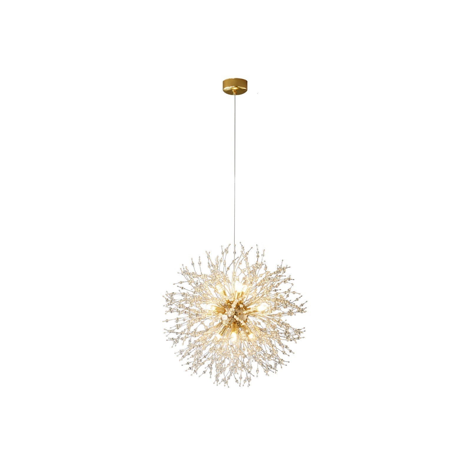 Lustra Lustre Cristal Pissenlit avec Cristaux
