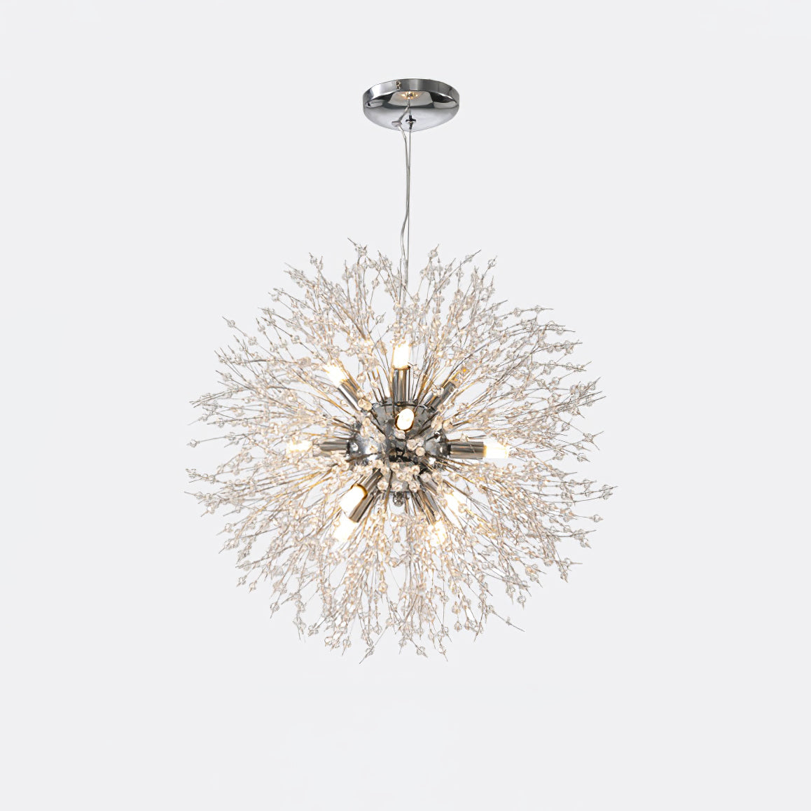 Lustra Lustre Cristal Pissenlit avec Cristaux