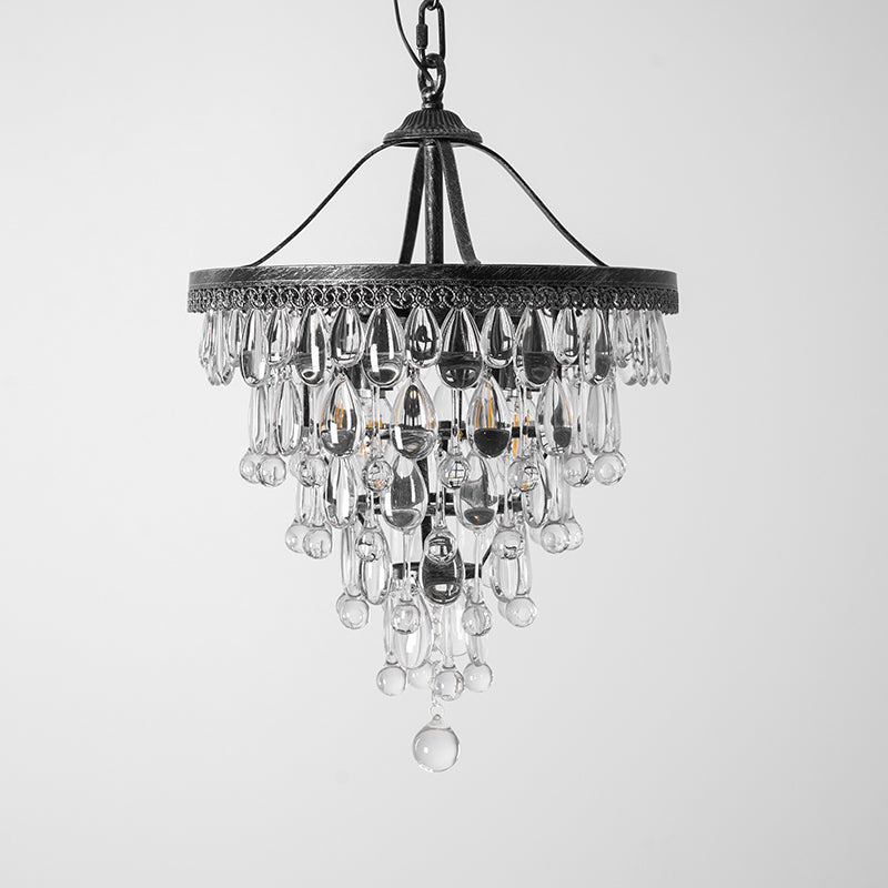 Blink Lustre Unique En Cristal Et Métal En Forme De Pyramide Inversée