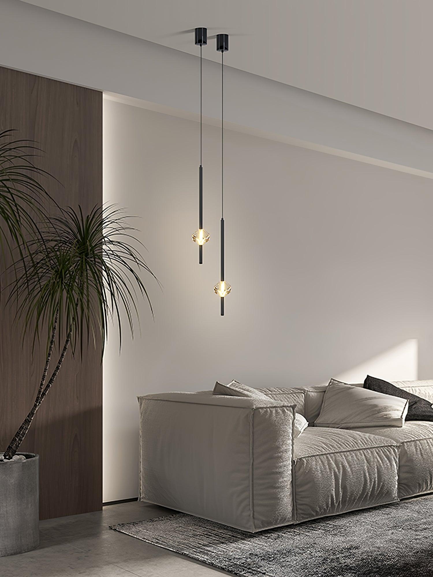 Prism Lustre Suspendu LED En Cristal