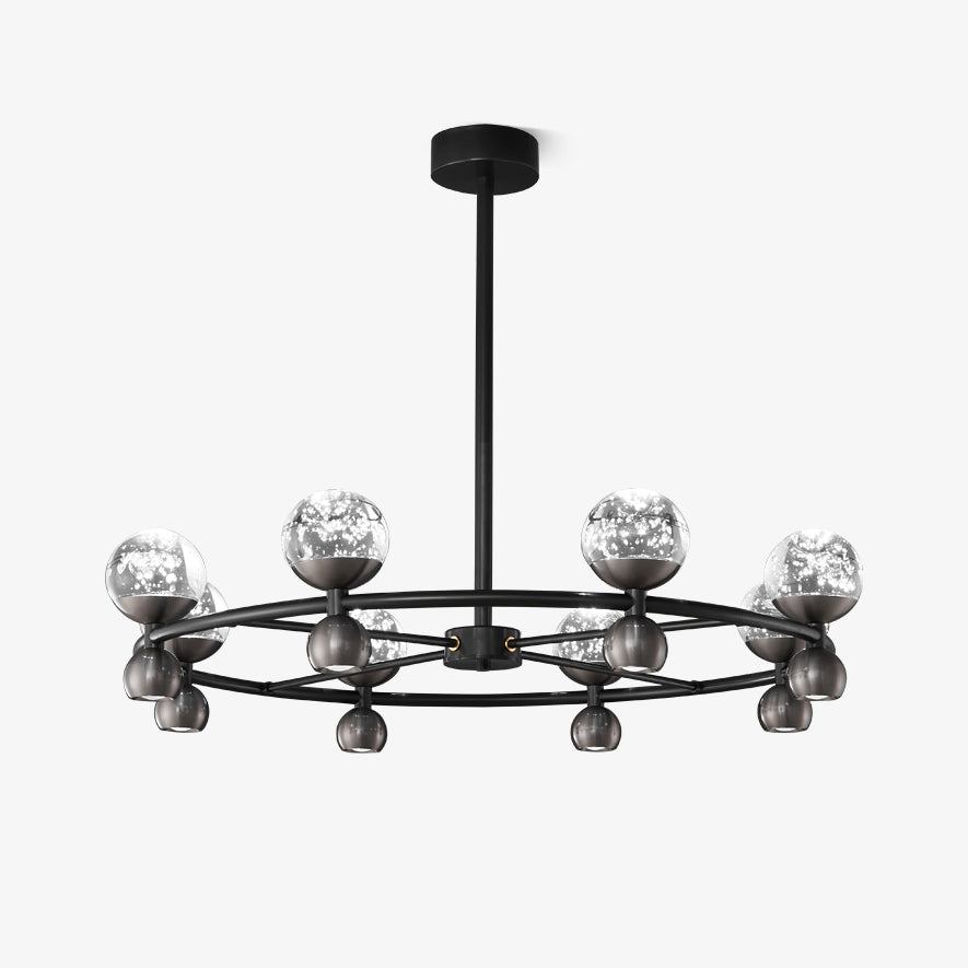 Lumiryn Orbital Verre Globe Lustre