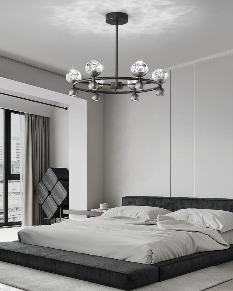 Lumiryn Orbital Verre Globe Lustre