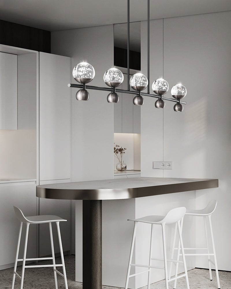 Lumiryn Orbital Verre Globe Lustre