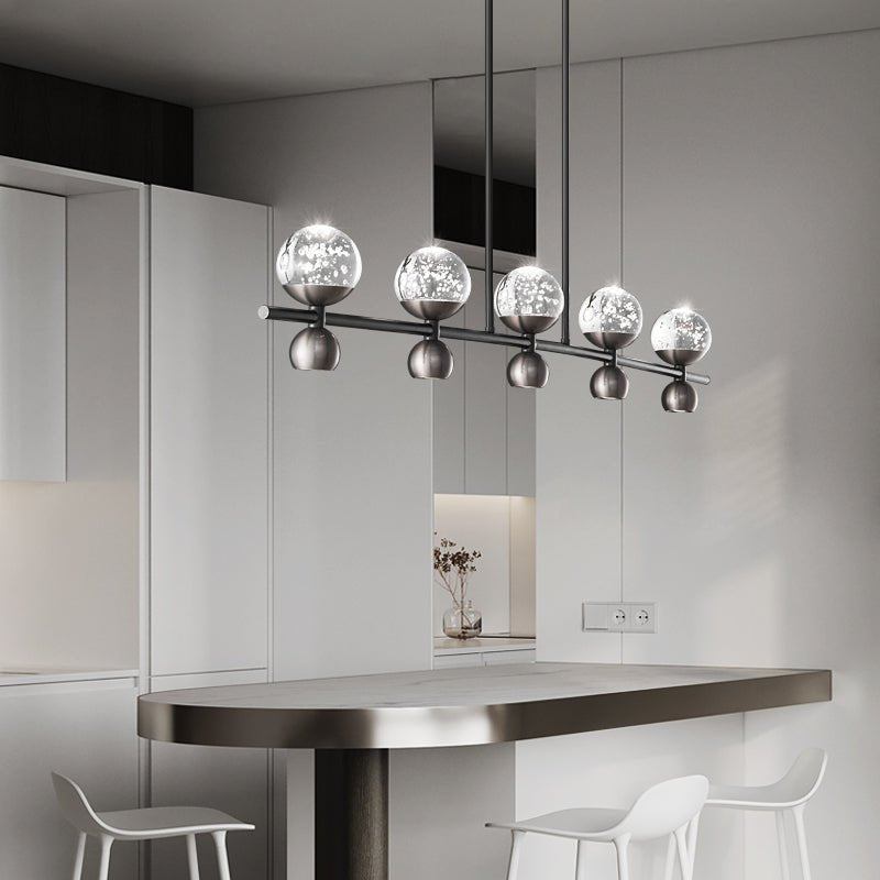 Lumiryn Orbital Verre Globe Lustre