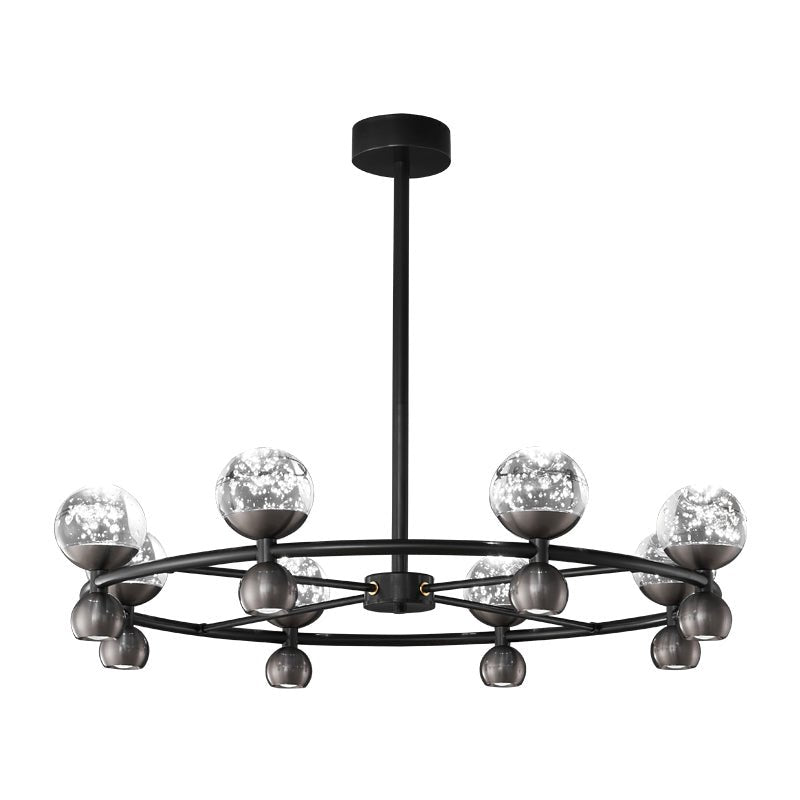 Lumiryn Orbital Verre Globe Lustre
