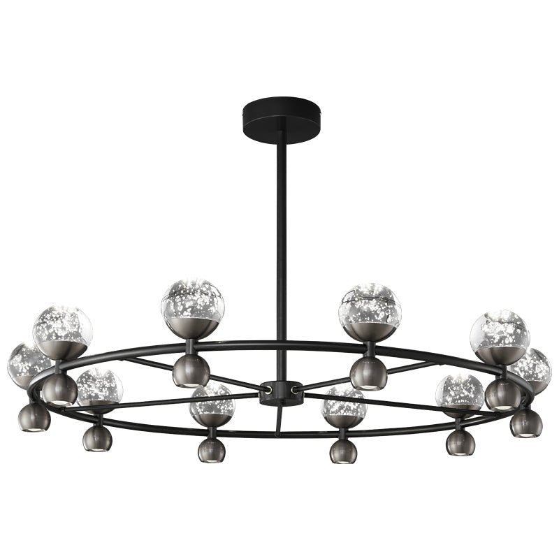 Lumiryn Orbital Verre Globe Lustre
