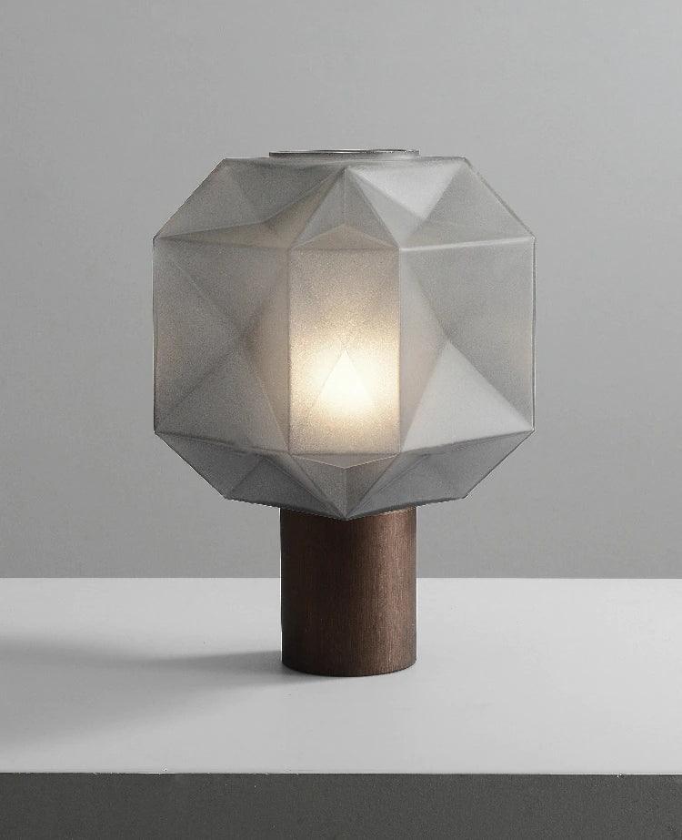 Ivsileth Lampe de Table Art Nordique en Verre Haut de Gamme