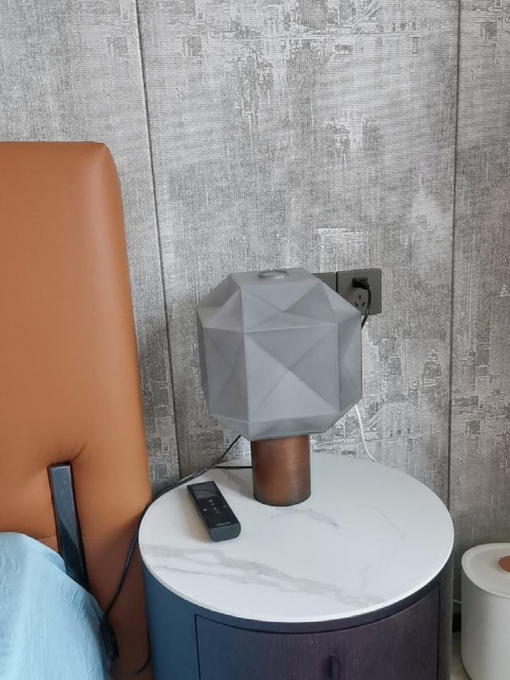 Ivsileth Lampe de Table Art Nordique en Verre Haut de Gamme