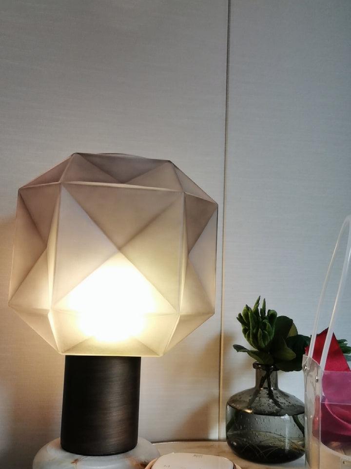 Ivsileth Lampe de Table Art Nordique en Verre Haut de Gamme