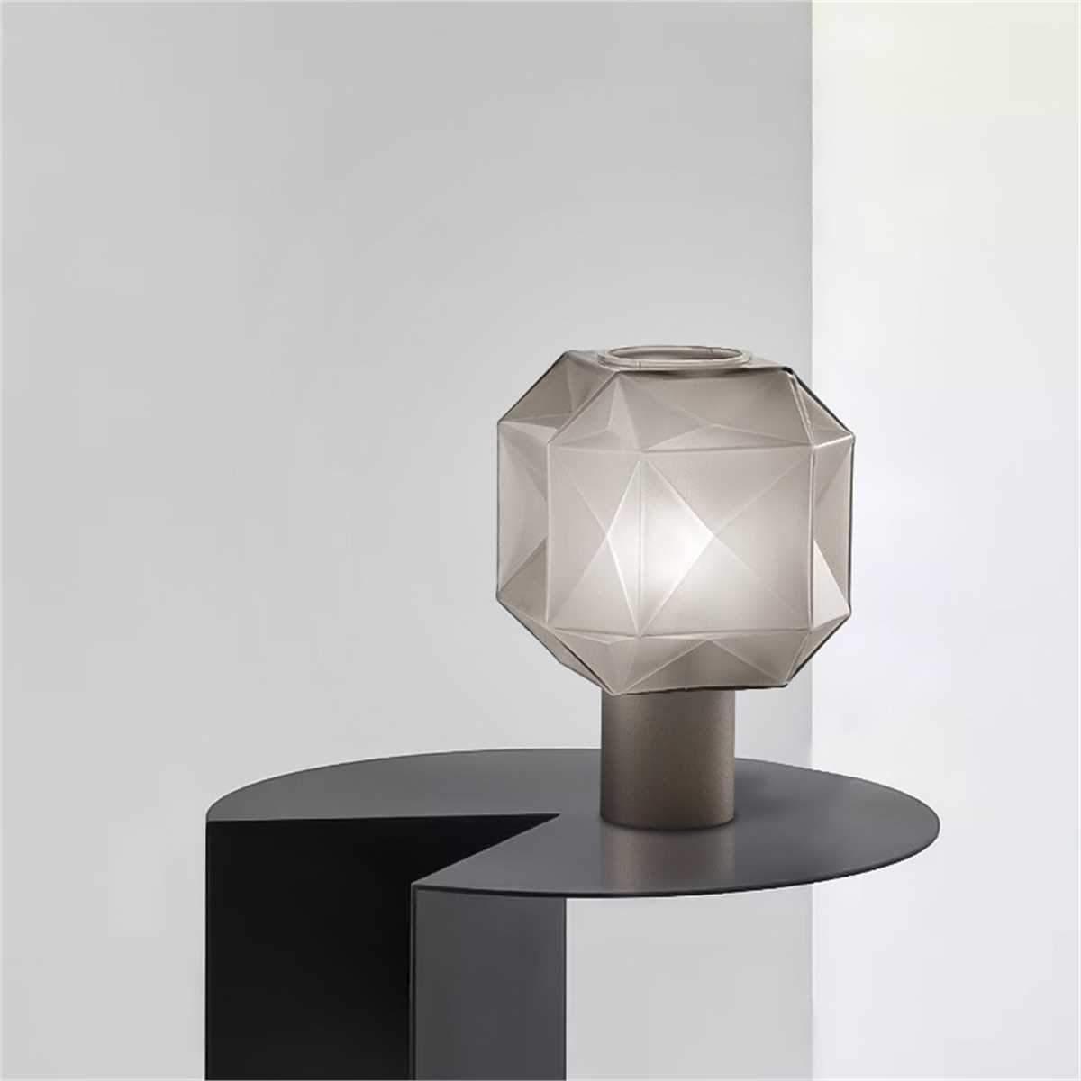 Ivsileth Lampe de Table Art Nordique en Verre Haut de Gamme