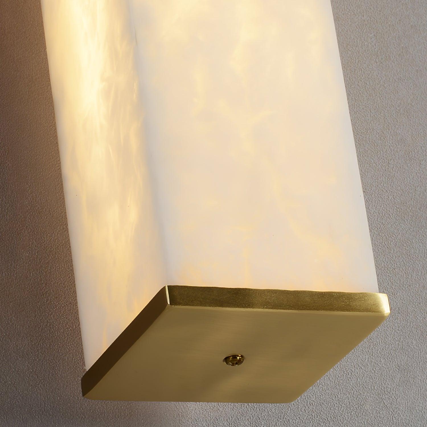 Vithaira Lampe Murale Linéaire en Albâtre
