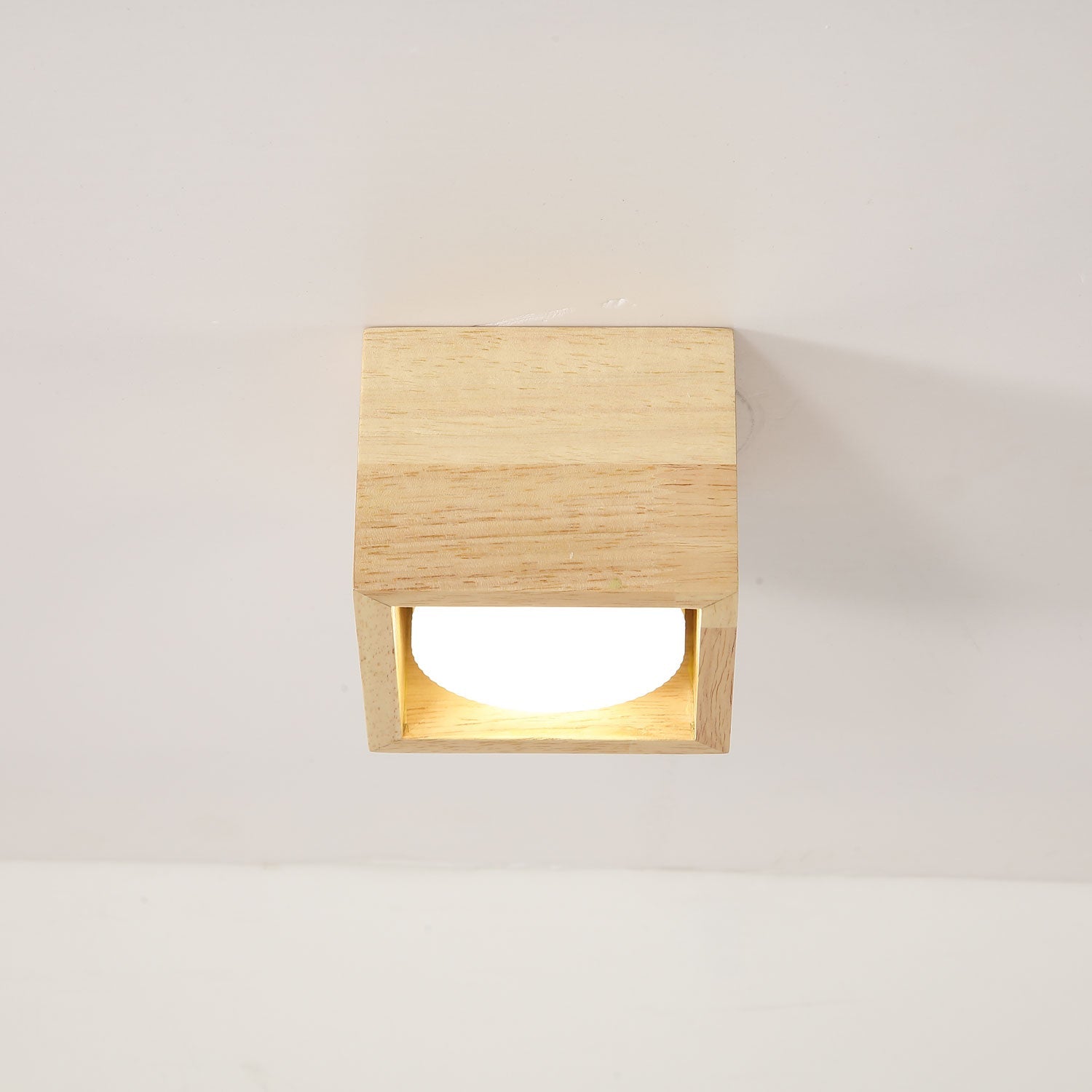 Eliza Minimaliste Bois Plafonnier Lumière