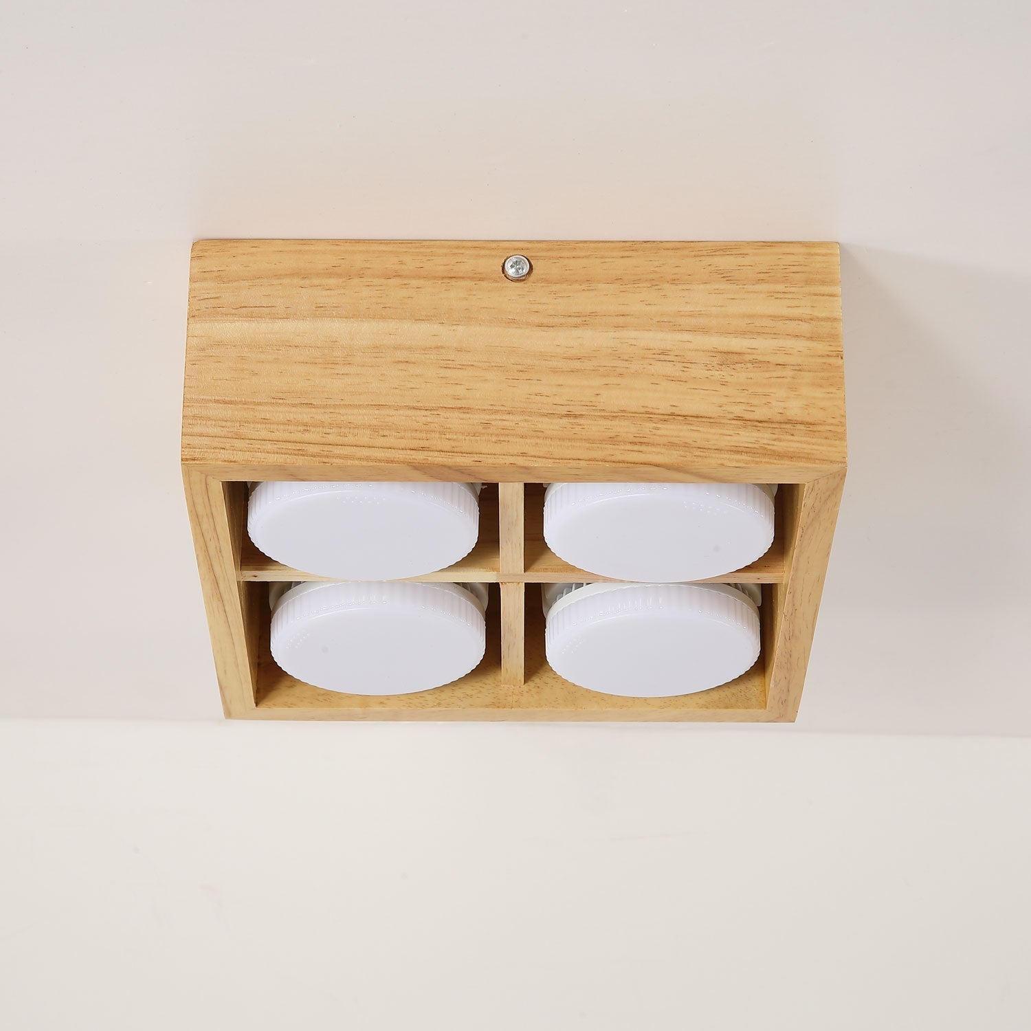 Eliza Minimaliste Bois Plafonnier Lumière