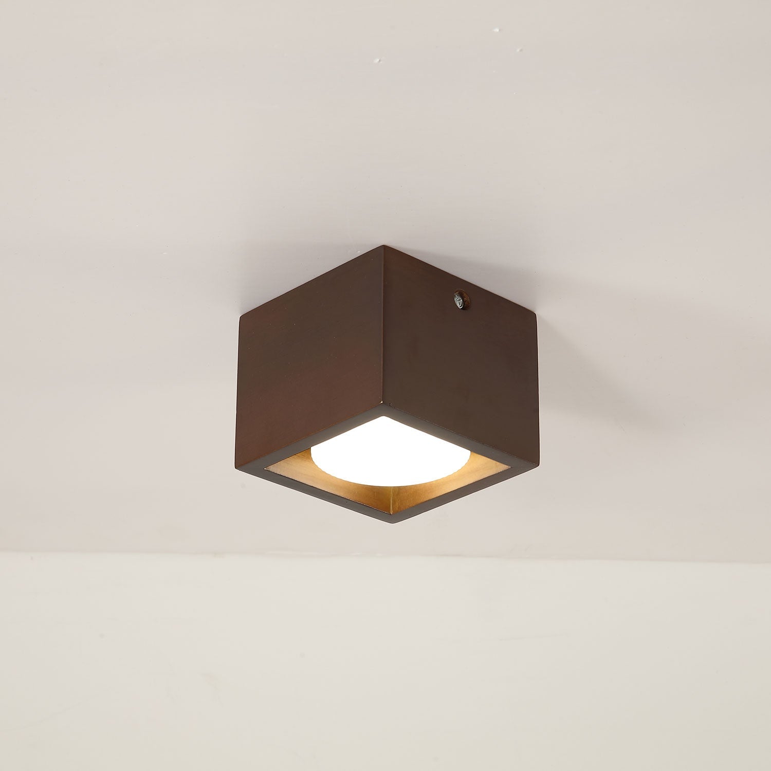 Eliza Minimaliste Bois Plafonnier Lumière