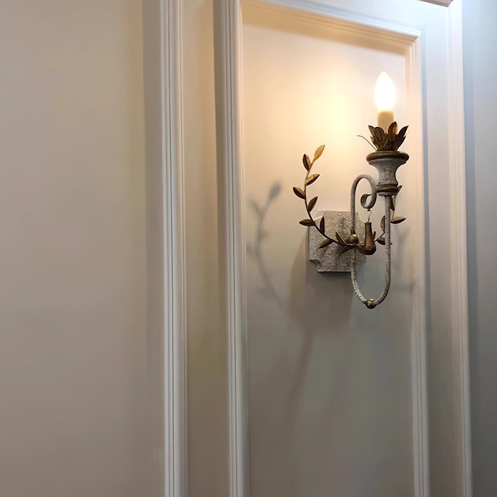 Charm Applique Murale En Bois Et Métal à Créativité Individuelle