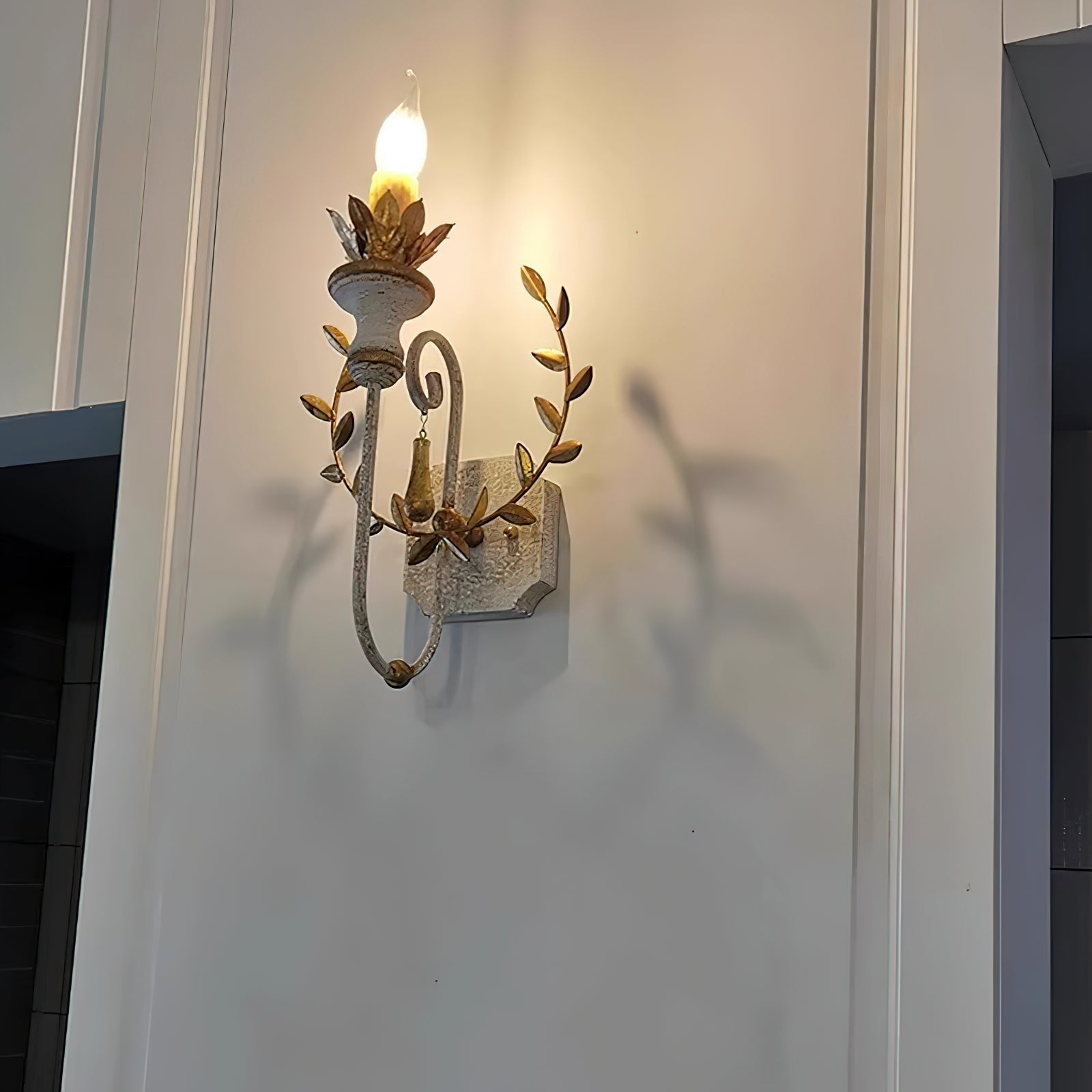 Charm Applique Murale En Bois Et Métal à Créativité Individuelle
