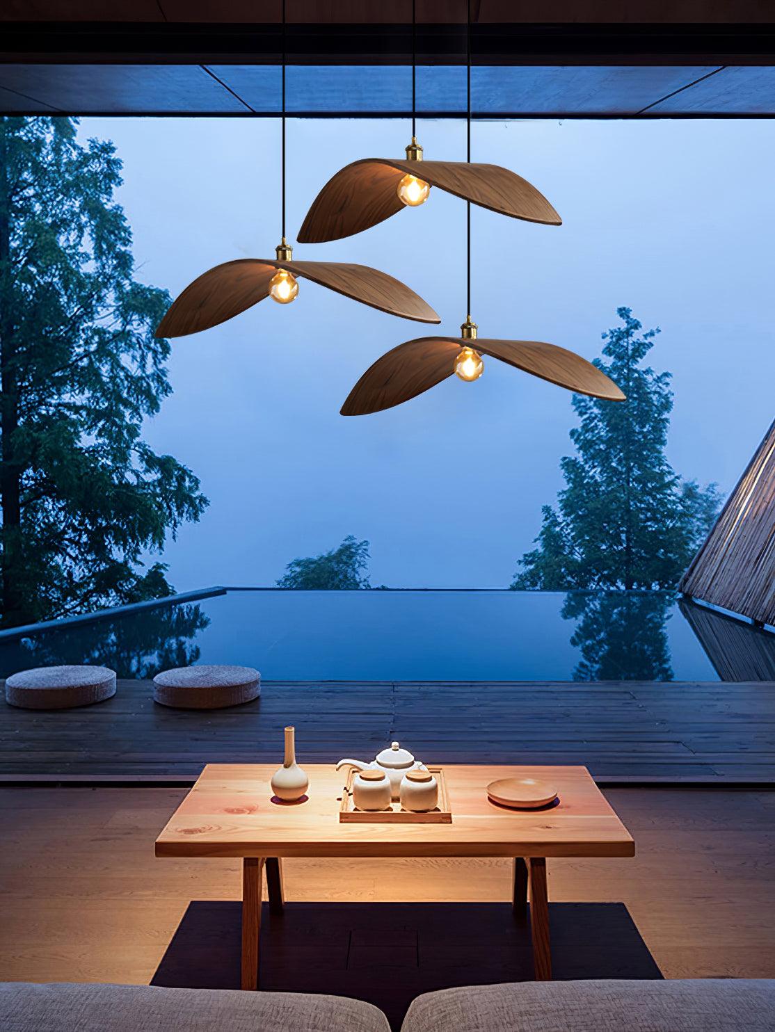 Lymiror Suspension en Bois Art Nordique