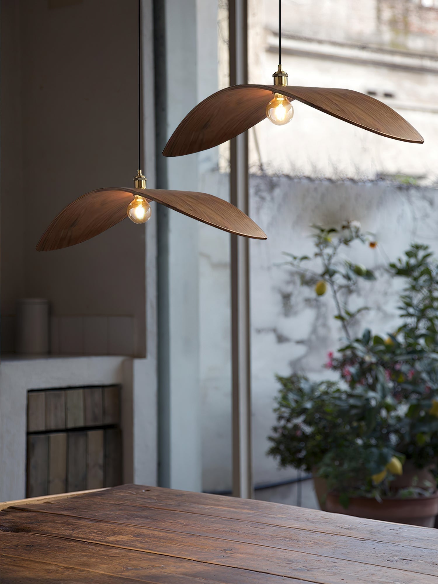 Lymiror Suspension en Bois Art Nordique
