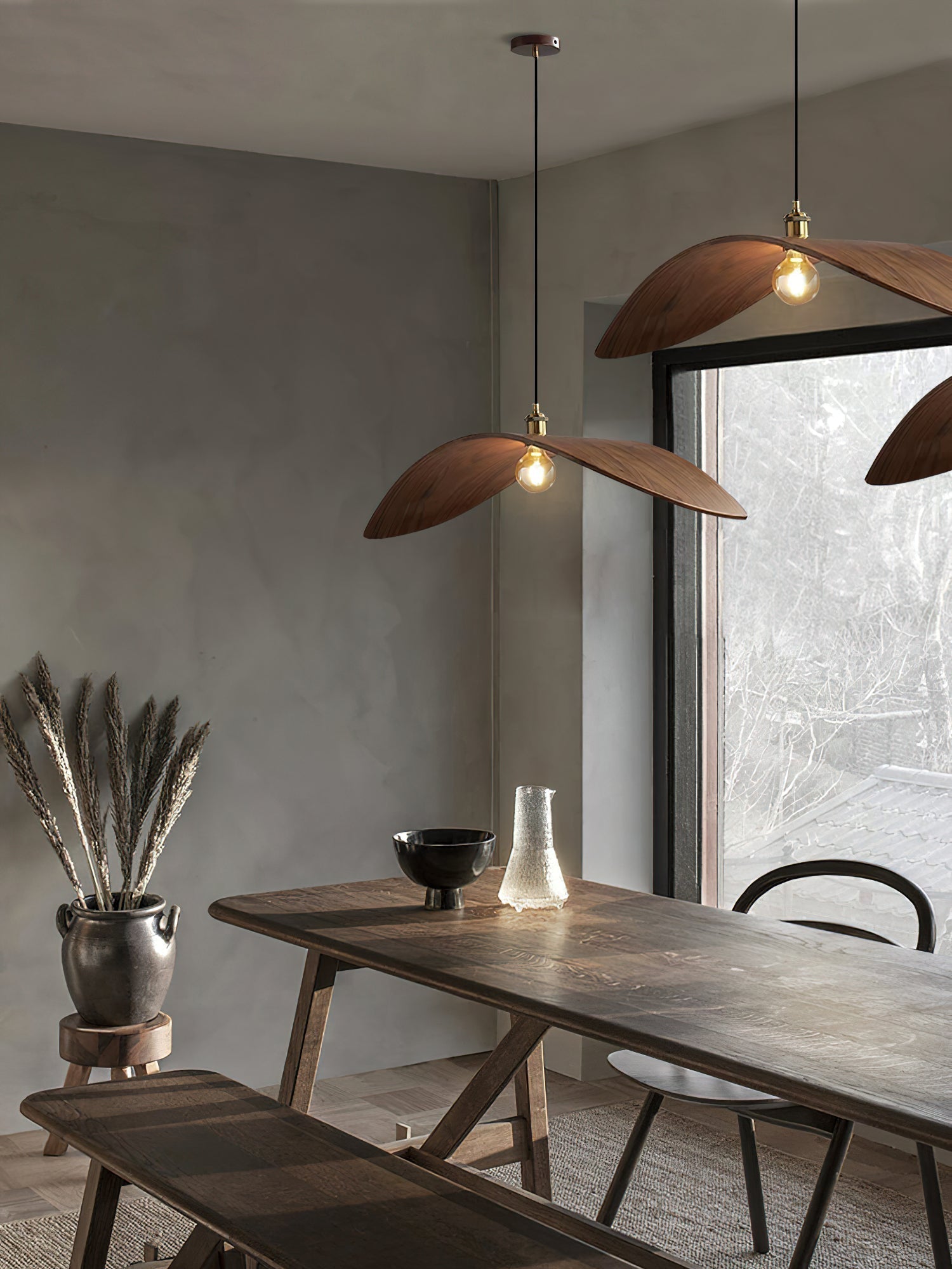 Lymiror Suspension en Bois Art Nordique