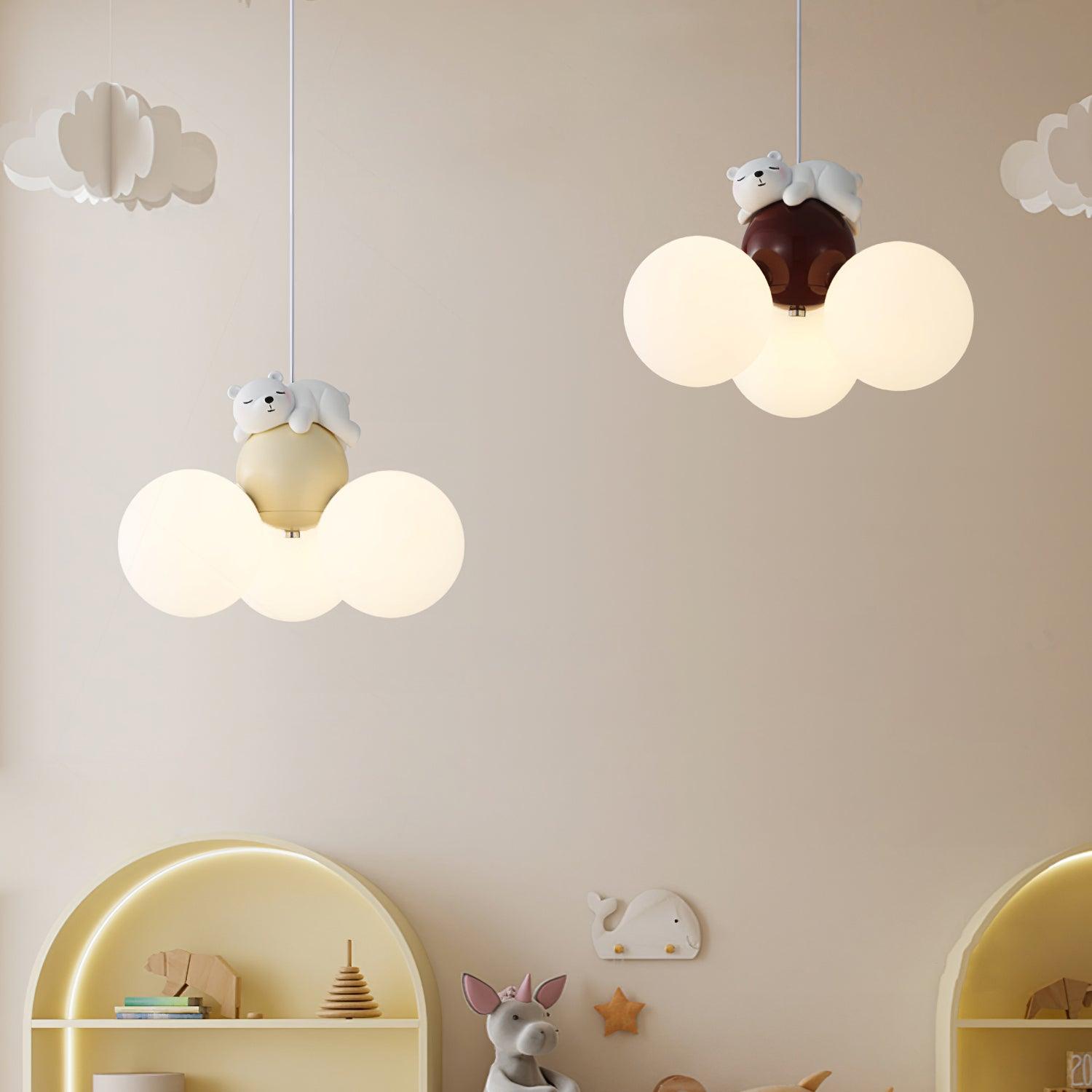 Aria Lampe Suspension Résine Animaux Mignons