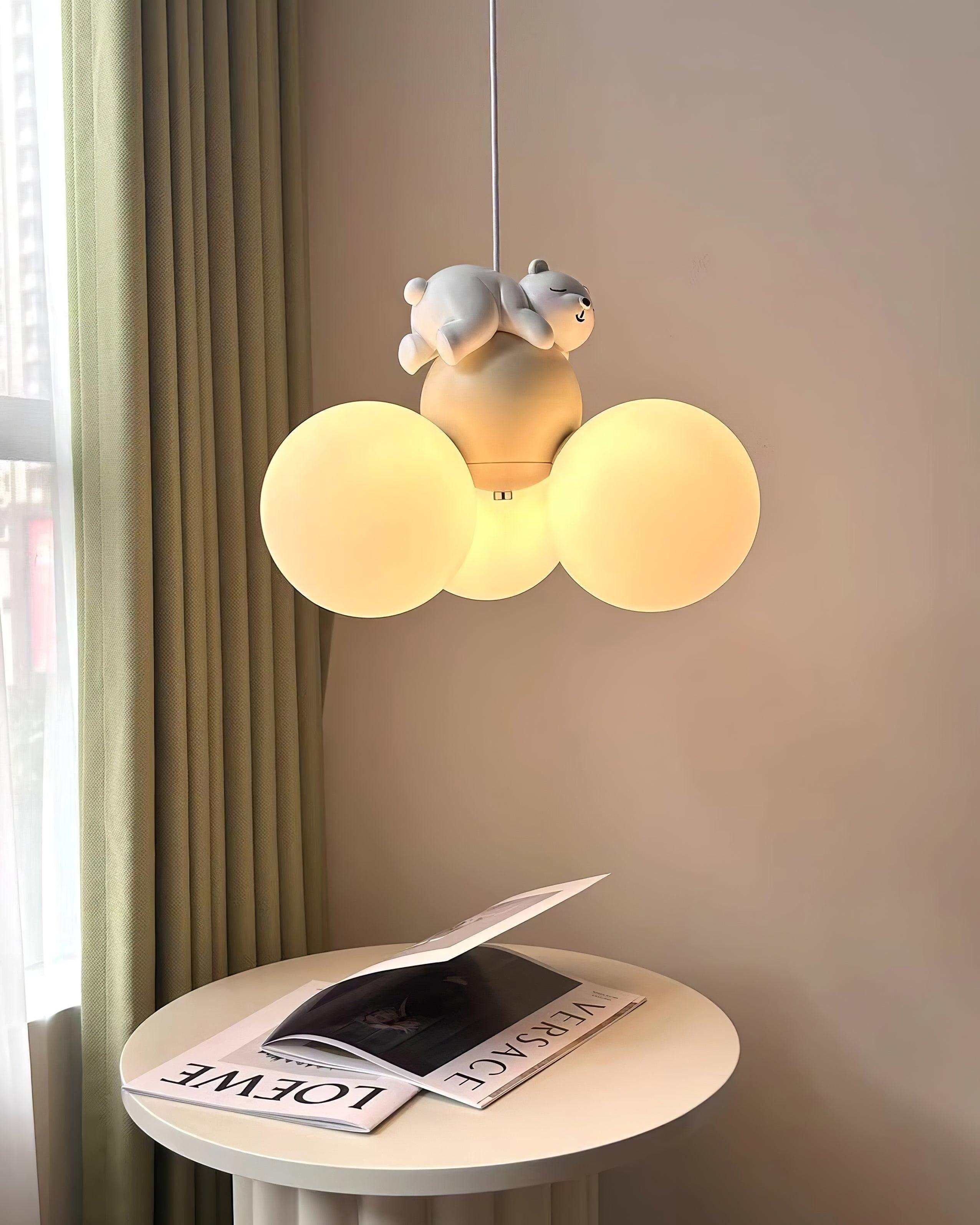 Aria Lampe Suspension Résine Animaux Mignons