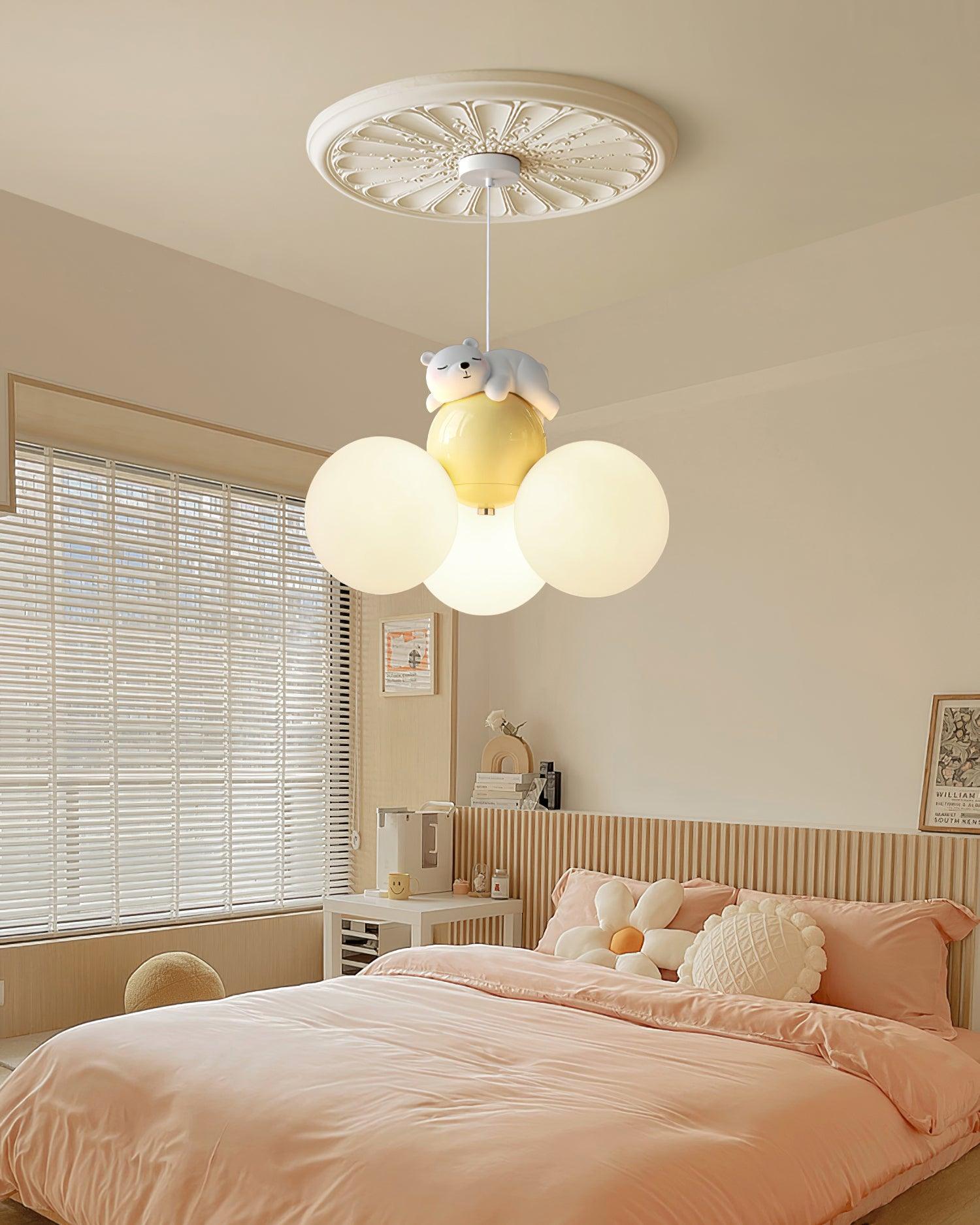Aria Lampe Suspension Résine Animaux Mignons