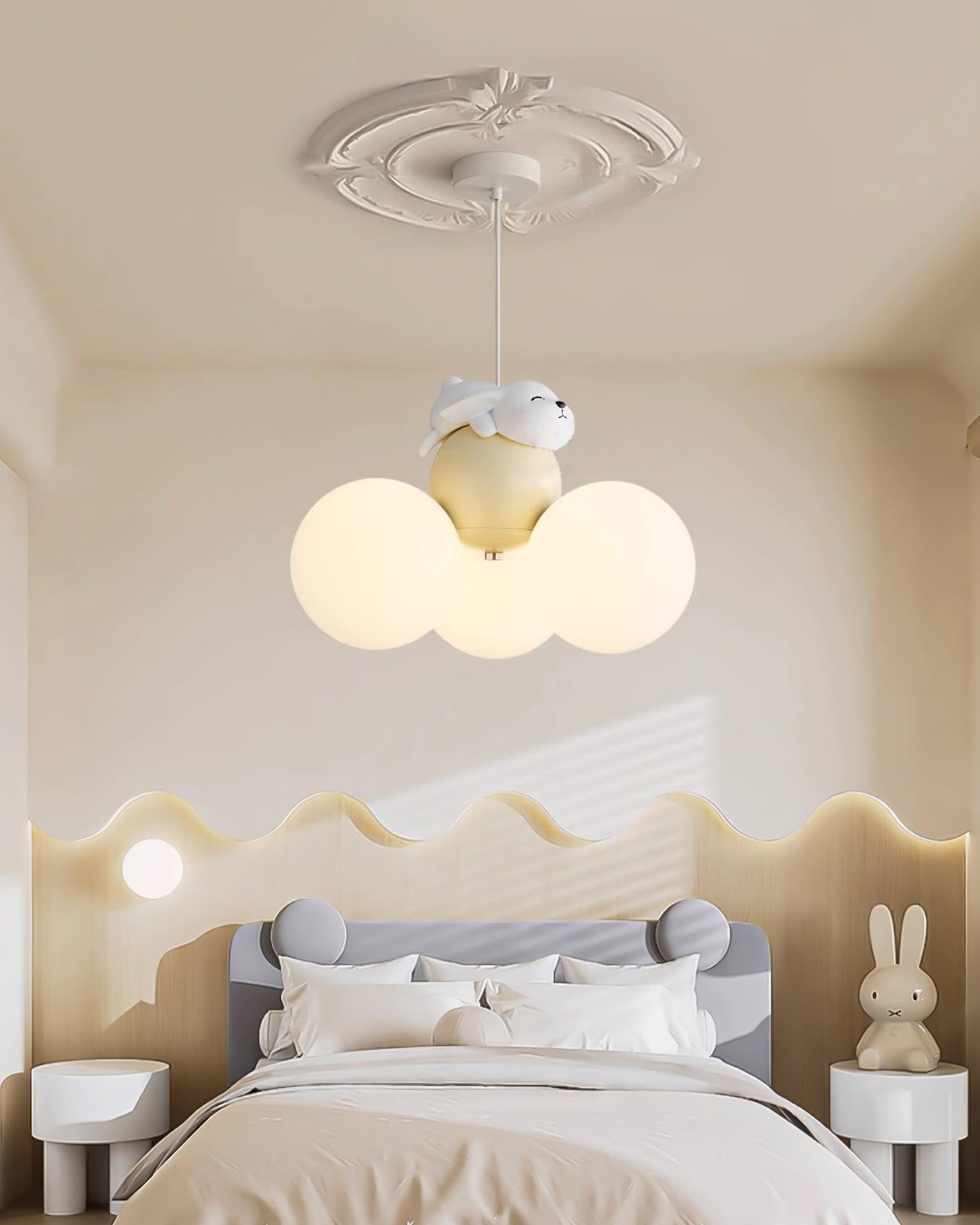 Aria Lampe Suspension Résine Animaux Mignons