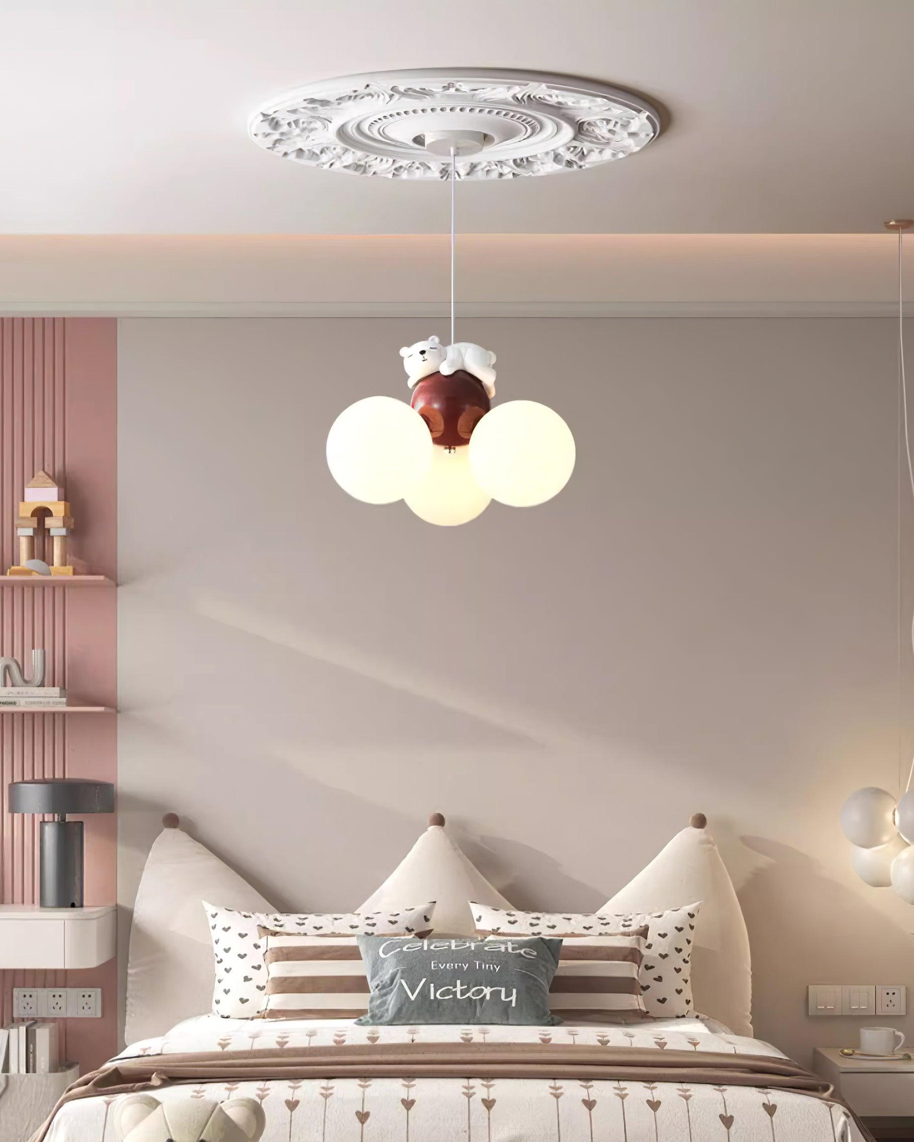 Aria Lampe Suspension Résine Animaux Mignons