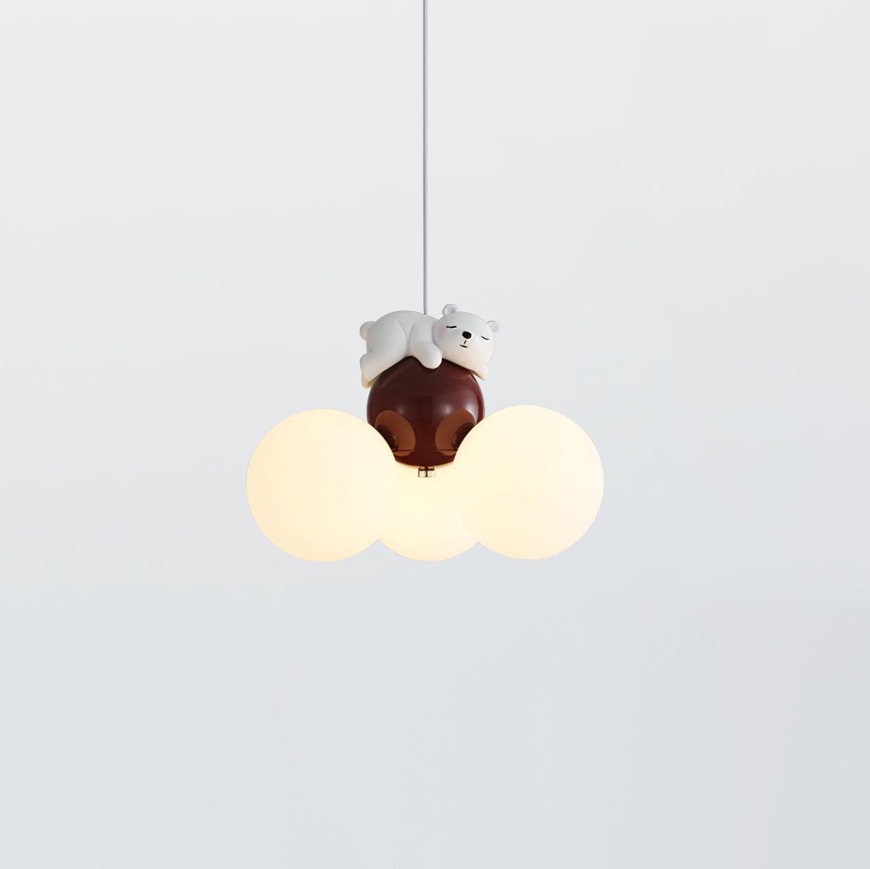 Aria Lampe Suspension Résine Animaux Mignons