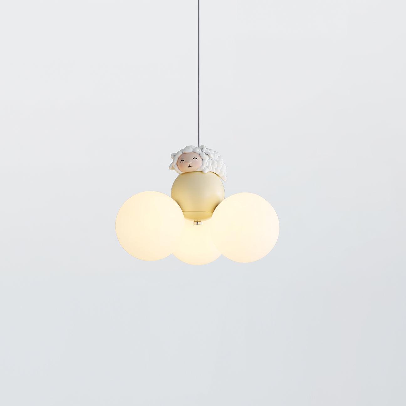 Aria Lampe Suspension Résine Animaux Mignons