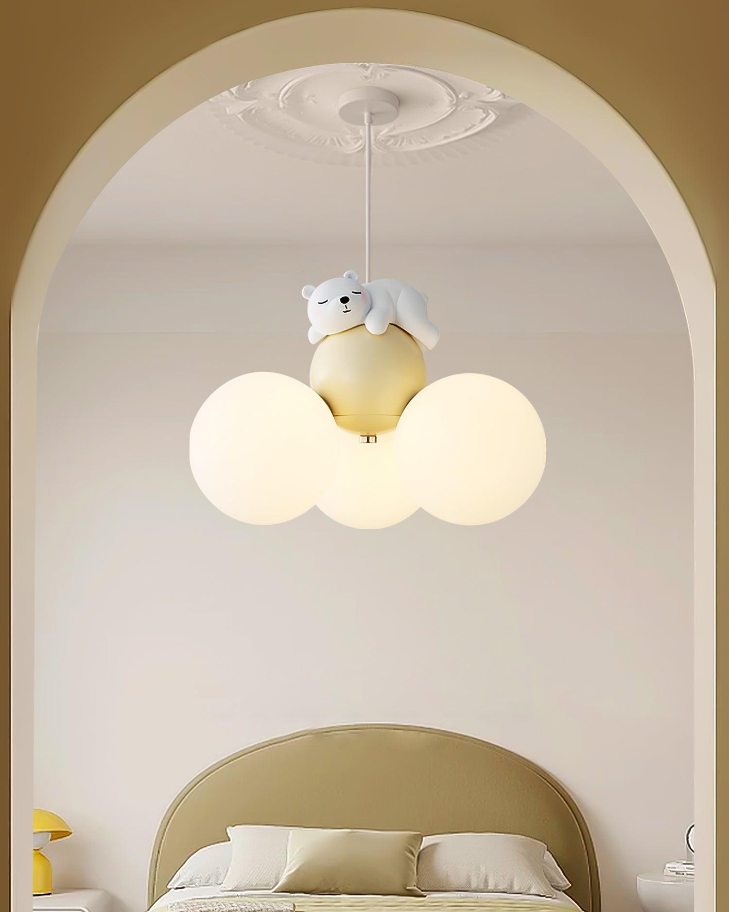 Aria Lampe Suspension Résine Animaux Mignons