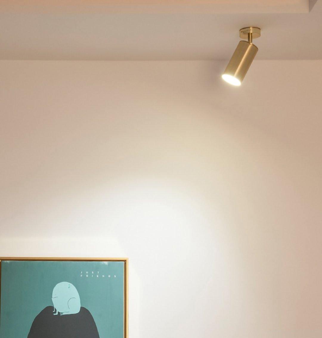 Grover Applique Murale Projecteur Laiton Orientable